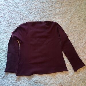 Elizabeth Suzann Burgundy Long Sleeve Top